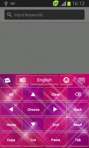 Color Pink Keyboard Theme