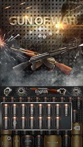 Gun of War GO Keyboard Theme
