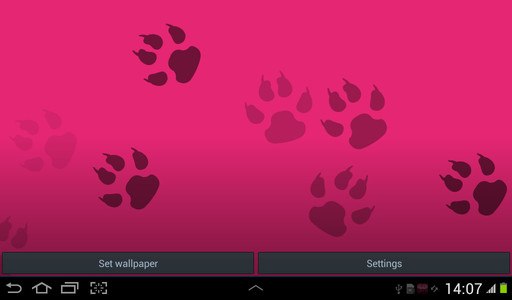 Pink Cheetah Live Wallpaper