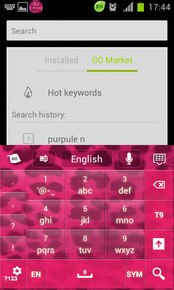 Pink Cheetah GO Keyboard