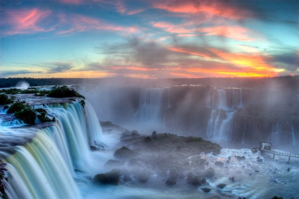 Iguazu Falls Sunset