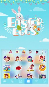 Easter Eggs EmojiKikaKeyboard