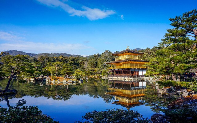 Golden Pavilion Temple Japan