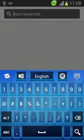 Keyboard Azul