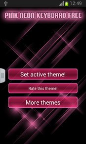 Pink Neon Keyboard Free