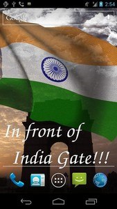 3D India Flag Live Wallpaper