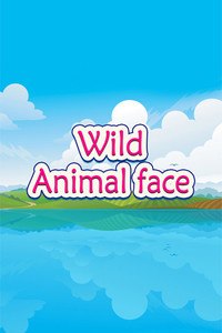 Wild Animal Face Matching Game for Kids