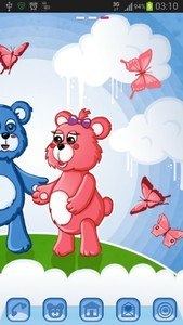GO Launcher Theme teddy bears