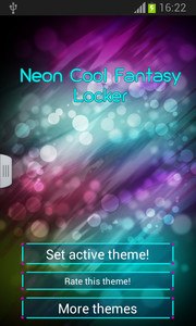 Neon Cool Fantasy Locker