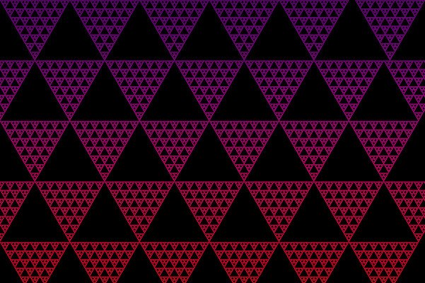 Triangle Pattern Purple