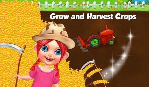 Baby Girl Farm Activities