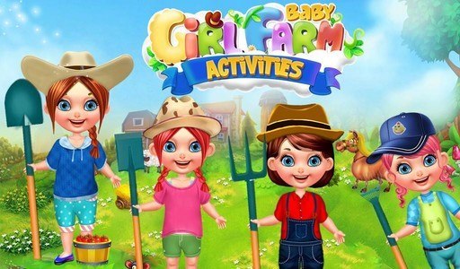 Baby Girl Farm Activities