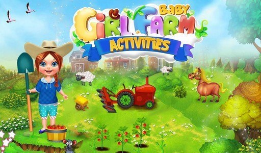 Baby Girl Farm Activities