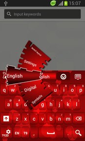 Red Glowing Keyboard