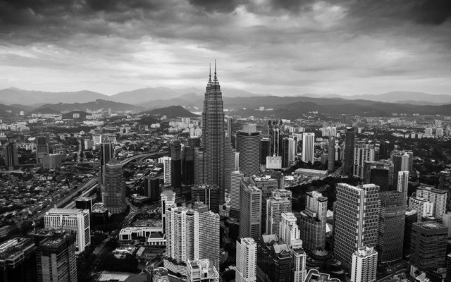 Petronas Towers In Kuala Lumpur