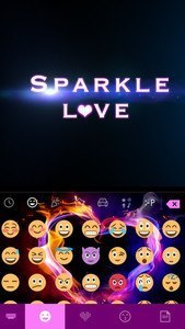 Sparkle Love &#128152; Keyboard Theme