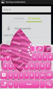 Bling Pink GO Keyboard