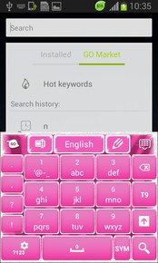 Bling Pink GO Keyboard