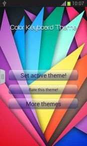 Color Keyboard Theme