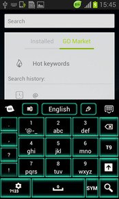 Green Neon Keyboard GO