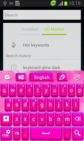 Keyboard Color Hot Pink