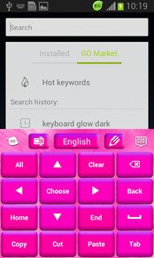 Keyboard Color Hot Pink