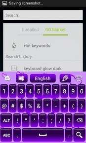 Purple Glow Keyboard Free