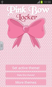 Pink Bow Locker