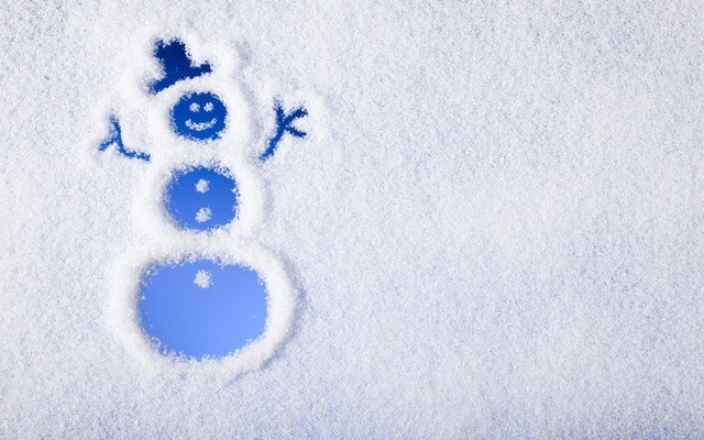 Snowman Snow Art