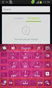 Pink Neon Zebra Keyboard