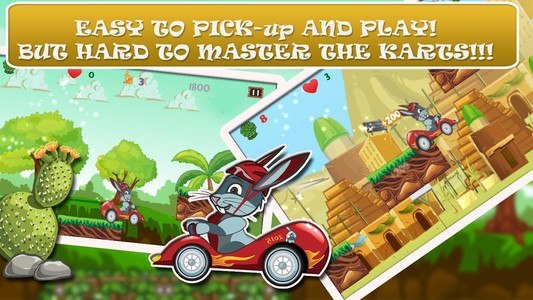Ace Bunny Turbo Go-kart Race