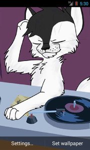 DJ Cat Live Wallpaper