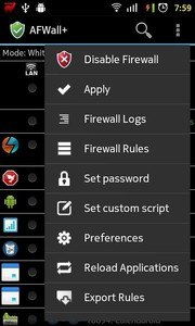 AFWall+ (Android Firewall +)