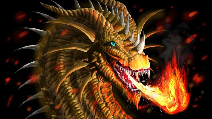 Dragon Breathing Fire