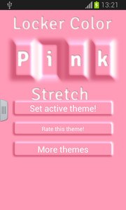 Locker Color Pink Stretch