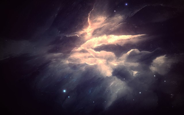 Brushed Nebula Clouds