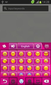 GO Keyboard Pink Simple