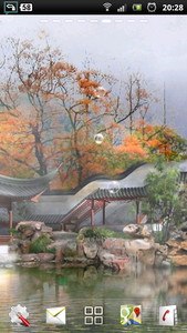 misty chinese garden LWP