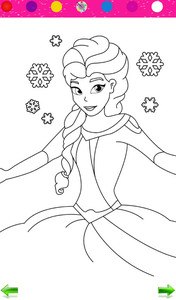 Frozen Princess Coloring