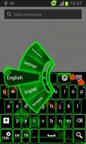 Neon Glow Draw Keyboard