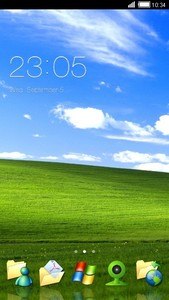 Blue Sky and Green Grass Theme