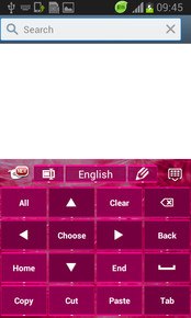 Pink Keyboard for Galaxy S4