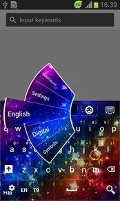 Colorful Galaxy Keyboard
