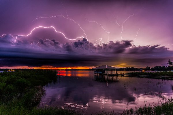Lake Charlotte Lightning Storm