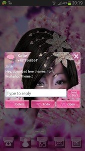 Japan Girl GO SMS Pro