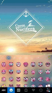Palm Kika Emoji Keyboard Theme
