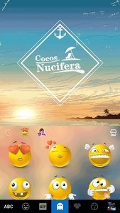 Palm Kika Emoji Keyboard Theme