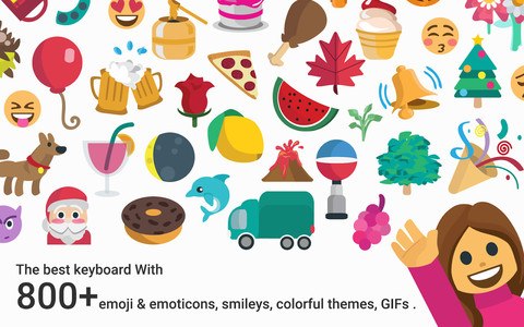 Palm Kika Emoji Keyboard Theme