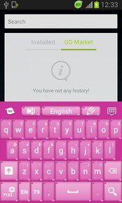 Hearts Pink Keyboard