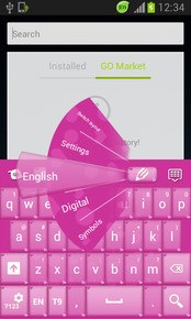 Hearts Pink Keyboard